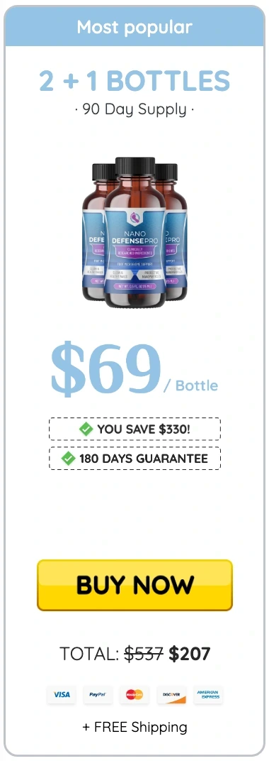 NanoDefense Pro 3 bottles